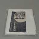 Waterproof Fabric Shower Curtain Liner with 3 Extra-Large Magnets, 72 x 72 inch Washable Cloth Shower Liner Odorless Hotel Quality, Neutral White Lightweight Shower Curtain for Bathroom