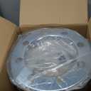 GG Grand General 40082 9.5 inches Chrome Plated Hide Away Rear Axle Cover Set for 8 Holes Uni-Mount Wheel