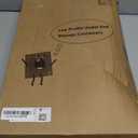 2-Pack Under Bed Storage Containers, 4.5 Inches Tall Low Profile Underbed Clothes Storage Organizer Bin with Sturdy Sidewalls/Bottom, Underbed Storage Bins 2 Storage Thin Bins (Grey)