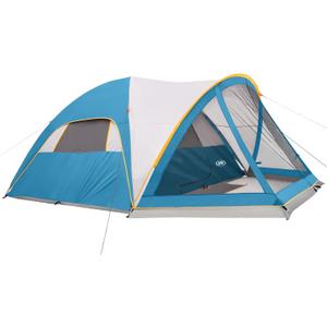 UNP Camping Tent with Screen Room, Portable 6 Person Camping Tent with Screen Porch, Family Dome Tent for Camping Outdoor - 14'x11'x72''(H)