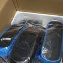 Under Desk Elliptical Machine, Leg Exerciser While Sitting for Seniors with Remote Control & 12-Speeds, Quiet Portable Electric Seated Pedal Exerciser Machine for Home Office