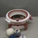 SENTRO 40 Needles Knitting Machine with Electric Adapter, Knitting Board Rotating Double Loom,Smart Weaving Loom Round Knitting Machines, Weaving Loom Machine Kit for Automatic Knit