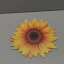 Thyle 6 Pcs Sunflower Wall Decor Wood Sunflower Wall Art Farmhouse Spring Flower Decorations Indoor Summer Wooden Hanging Sign for Kitchen Porch Home Decor