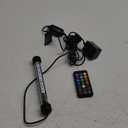 LED Aquarium Light, 7 Inches Submersible Fish Tank Light, Waterproof Underwater Light with Multicolor Option