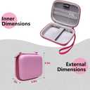 3 x LTGEM Hard Case for Canon Ivy 2 Mini/Ivy Mini Photo Printer and Canon Ivy CLIQ CLIQ+ CLIQ 2 CLIQ+2 Instant Camera Printer(Pink), 5.6 x 4.4 x 1.8 inches