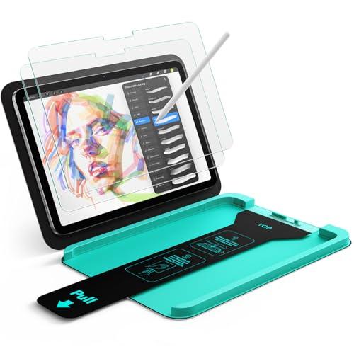 ESR 1Pack Armorite Paper-Feel Screen Protectors for iPad Pro 13 Inch (M5/M4) 2025/2024, Write and Draw Like on Paper, 9H Tempered Glass Film with Ultra Fit Tray, Anti-Glare