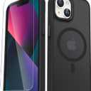 YENAPOON for iPhone 15 Plus Case, Matte Magnetic Phone Case with 1 Screen Protector, Support for Magsafe, Translucent Frosted Slim Shockproof Protective Cover for iPhone 15 Plus 6.7 inch, Black