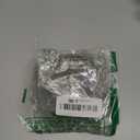 40 Pcs 1.26" Metal Curtain Rings with Clips, Drapery Hanging Rings Clips for Tension Rod Bracket Eyelets Decorative Hangers, Bronze