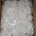 Marsui 500pcs Plastic Cap Washers Use with Nails or Screws Cap Washer 1-1/8'' Flat for Hanging Holiday Light Decor Installing Roofing Felt Rigid Board Insulation House Wrap