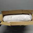 Quilted Mattress Pad Pillow Top Mattress Cover Protector Cooling Soft for Breathable Padded Fitted 8"-21" Deep Pocket Supportive(White,Queen Size)