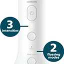 Philips Sonicare Cordless Power Flosser 3000 + 2 Additional Nozzles (4 Total) White, HX3827/21