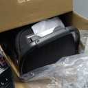 UPPAbaby RumbleSeat V3 Second Lower Seat - Compatible with Vista V2 and Vista V3 - All-Weather Seat + Magnetic Buckle Adapters Included - Jake (Charcoal/Carbon Frame/Black Leather)