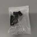 4 x Tire Valve Stem Caps, Black, 6 pcs/Pack, Anodized Aluminum Tire Valve Cap Set, Corrosion Resistant, Universal Stem Covers for Cars Trucks Motorcycles SUVs and Bikes (Black)