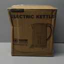 1.7L Electric Kettle, Stainless Steel Interior, 1500 Watt, Fast Boiling Water Boiler, LED Display, Temperature Control, Keep Warm, Auto Shut-Off, Boil-Dry Protection, Double Wall, christmas gift