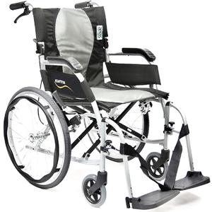 Karman K-2512 19.8 lbs Ultra Light Ergonomic Wheelchair with Removable Footrest, Fixed Axle