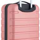 Travelers Club Harper Luggage, Rose Gold, 22-Inch Carry-On, 20-inch Carry-on