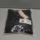 Dokotoo Womens Summer Short Puff Sleeves Blouses Shirts V Neck Cute Solid Knit Textured Casual Regular Fit Tops (Black, XXL)