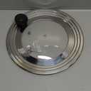 Cook N Home 02670 Stainless Steel with Glass Center Universal Lid, Fits 8, 10.25, 11, and 12-Inch, Silver