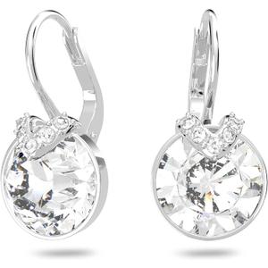 Swarovski Bella V Crystal Earrings, Grey, Yellow, Clear, Rose Color Crystals, Part of the Swarovski Bella V Collection