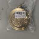 Antrader Kitchen Sink Drain Strainer and Stopper Gold,3Pcs Stainless Steel Kitchen Sink Drain Strainer Basket and Stopper Gold Kitchen Sink Drain Strainer Kitchen Sink Stopper Kit Basket