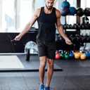 JWJ Mens Athletic Gym Workout Shorts Lightweight Quick Dry Running Basketball Shorts with Zipper Pockets (L)