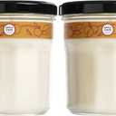 MRS. MEYER'S CLEAN DAY Soy Aromatherapy Candle, 35 Hour Burn Time, Made with Soy Wax and Essential Oils, Limited Edition Apple Cider, 7.2 oz - Pack of 2