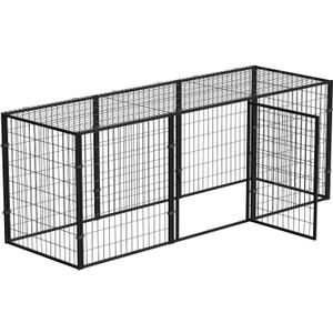 Large Long Dog Crate, 70" L x 28" H, Reinforced Upgraded Version, Dog Crates for Medium Large Dogs, Big Cage, Dog Kennel, Puppy Playpen, Pet Cage, Pet Playpen Yard, Indoor, XL1