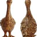 Hymmah Duck Home Decor Statue Rustic Home Decorations for Living Room, Boho Sculpture Resin Animal Collectible Figurines for Indoor Decor