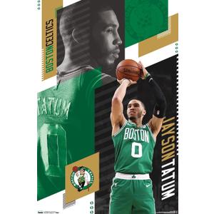 Trends International NBA Boston Celtics - Jayson Tatum 19 Wall Poster, 22.375" x 34", Premium Unframed Version