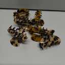WILLBOND 6 Pieces Medium Hair Claw Clips for Thin Hair 2.6 Inch Tortoise Shell Clip Banana Jaw Hairpin French Style Barrettes Head Accessories for Women Girls(Vivid Patterns)