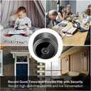 Hidden Camera 4 Packs, 1080P HD WiFi Home Indoor Outdoor Camera for Baby/Pet/Nanny, Mini Camera Remote Viewing for Security with iOS,Android Phone APP(Video Only) BP19