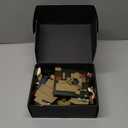 Cowboy Camp Lighting Building-Bricks Set - The Old West Shelter with Covered Wagon and Horse 542 Pcs Collection Display Set for Adults and West Lovers