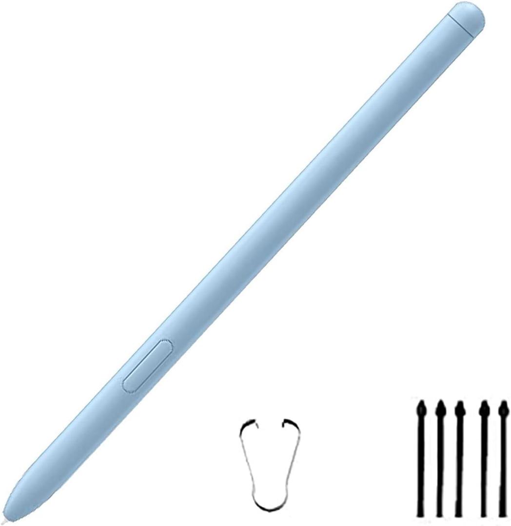 Galaxy Tab S6 Lite Pen Replacement for Samsung Galaxy Tab S6 Lite S Pen (EJ-PP610) Stylus Pen Replacement +Free 5 Tips Light Blue