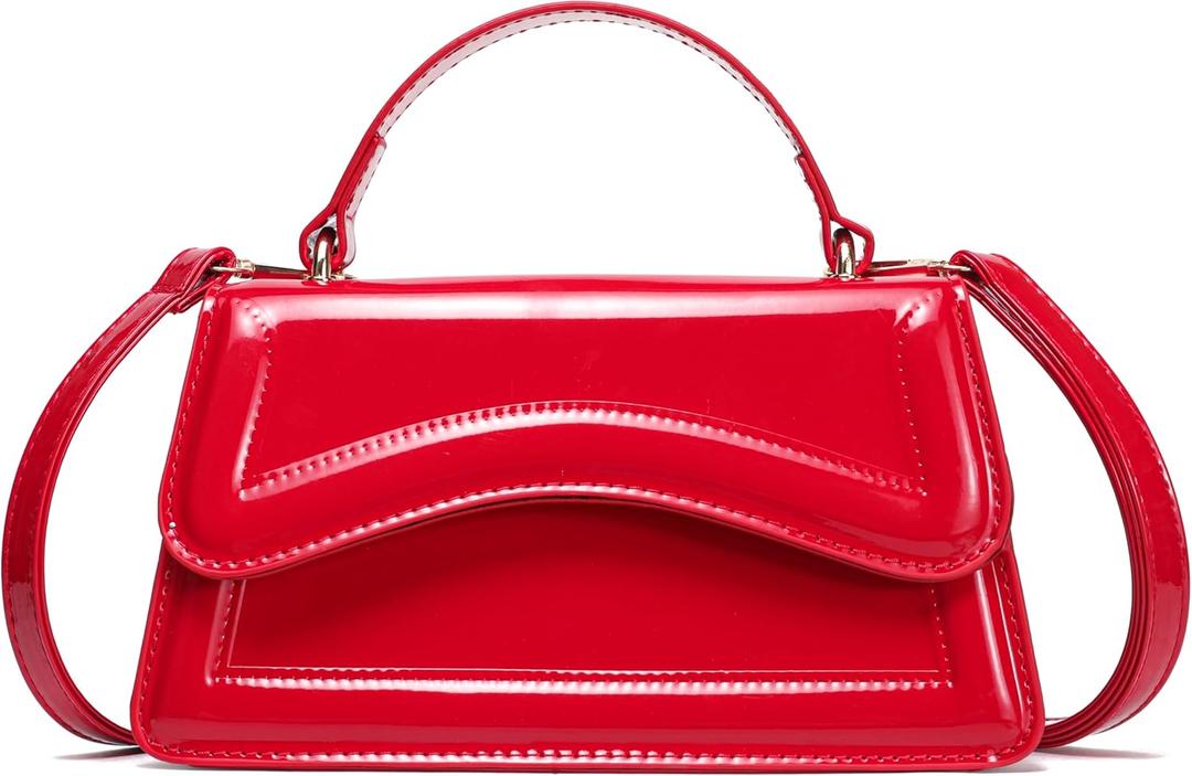 mini purse for women trendy small crossbody bag Satchel Casual Bag for women (1#red)