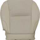 SecosAutoparts Tan Front Driver Side Bottom Perforated Microfiber Leather Replacement Seat Covers Compatible with Lexus IS250 IS350 2006 2007 2008 2009 2010 2011 2012 2013