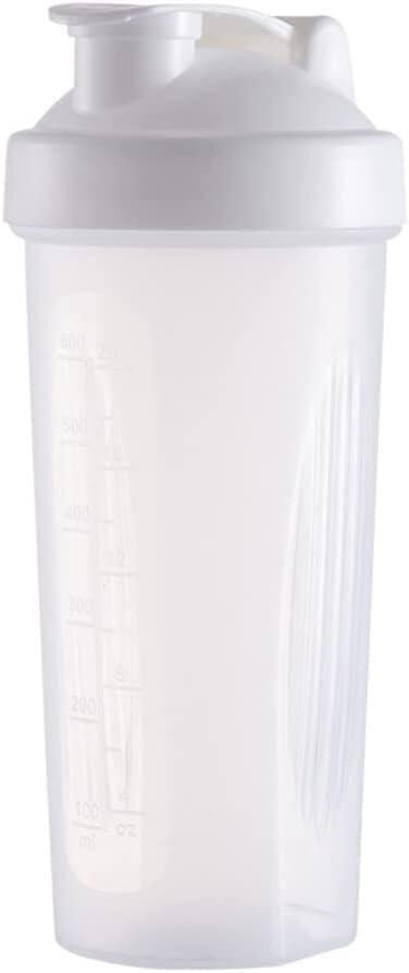 Protein Shaker, 600Ml, Shaker Bottle, Car Ball Included, Memory Included, Dishwasher Safe, Heat Resistant, BPA Free, Protein Shaker Bottle, Small, Leak & Odor Prevention, Unisex, Stylish, Easy to Carr