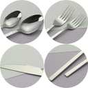 Morcte 30-Piece Stainless Steel Cutlery Flatware Set, Service for 6