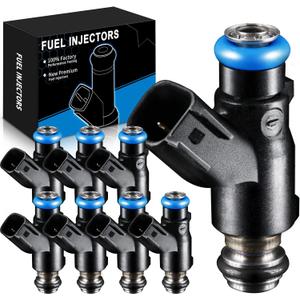 Fuel Injectors for:-Chevy Silverado 1500 Tahoe Suburban AvaLanche for:-GMC Sierra Canyou Savana 2500 3500 Yukon 4.8L 5.3L 6.0L 2010 2011 2012 2013 for:-Humeer H3T OE#12613411 FJ1061