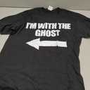 I'm with The Ghost Halloween Matching Ghost Costume T-Shirt, M