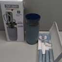 Knife Set, 7-Piece Kitchen Knife Set with Sharp Chef and Meat Knives, Anti-Rust Utility Knives Set for Kitchen, Kitchen Knife Block Set, Blue