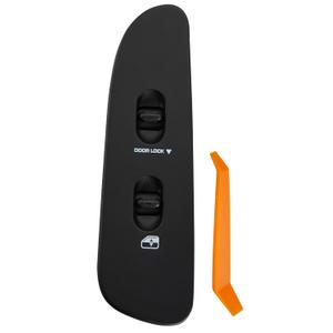 ZAPOSTS Passengers Side Power Window Switch Fits for 20022010 Dodge Ram 1500 2500 3500, 20012004 Dodge Dakota, Right Door Lock Glass Button Switch. OEM 56007695AB.Black Panel