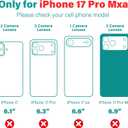 Compatible with iPhone 17 Pro Max Case with Invisible Magnetic Kickstand [Compatible with MagSafe] [10-FT Military Drop Protection] Slim Hard Back Soft Edge Phone Cover 6.9 Inch, Black