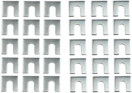 30Pcs Auto Body Fender Alignment Shim 1/16" & 1/8" Thick- 3/8" Slot (30pcs)