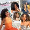Brown Curly Wigs for Black Woman Glueless Synthetic Lace Front Wig with Pre Cut HD Lace Hairline 12 Inch Beginner Friendly Bob Wig Easy to Wear and Go for Daily Use