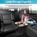 Mixsuper Liner Car Seat Organizer for 2015-2020 Chevy Tahoe/GMC Yukon, Console Organizer Backseat Box for Chevy Tahoe, Dog Toy Box Storage Bin Kids Toys Baby Supplies Travel Accessories