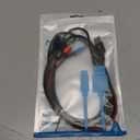 6 in 1 Multiple Charging Cable, 2Pack 6Ft Multi Chargers Cord for All Devices Braided USB A/C to Lightning/Type C/Micro USB Ports Universal Charger Cable for iPhone Series/Samsung/Tablets/PS and More