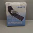 Full Body Bath Pillow for Tub - Extra Long & Thick Tub Pillow with Head, Back & Lumbar Support, 168 Non-Slip Suction Cups, Soft 5D Mesh Spa Cushion, Fits All Tubs-Gift for Soaking(Gray)