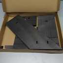 Corner Black Wooden Tiered Display Stand for Vendor Events, Display Shelves for Craft Shows, Farmers Market, Tradeshows, Earring Display, Card and Sticker Stand, Candle display