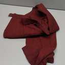 Men Trousers Vintage Tweed Blend Pants Herringbone Slim Fit Pleat-Front Pant (34W x 34L, Burgundy)