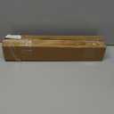 Black Curtain Rods for Windows 28 to 48 Inch, 2 Pack 5/8" Diameter Heavy Duty Metal Adjustable Small Drapery Rod With Bracket